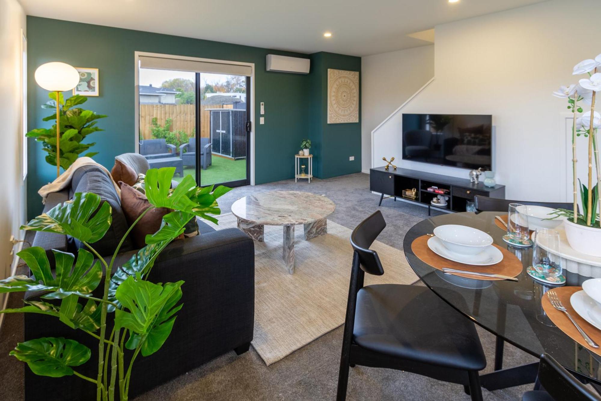 Serene Living 2 Bed With Carpark Christchurch Esterno foto